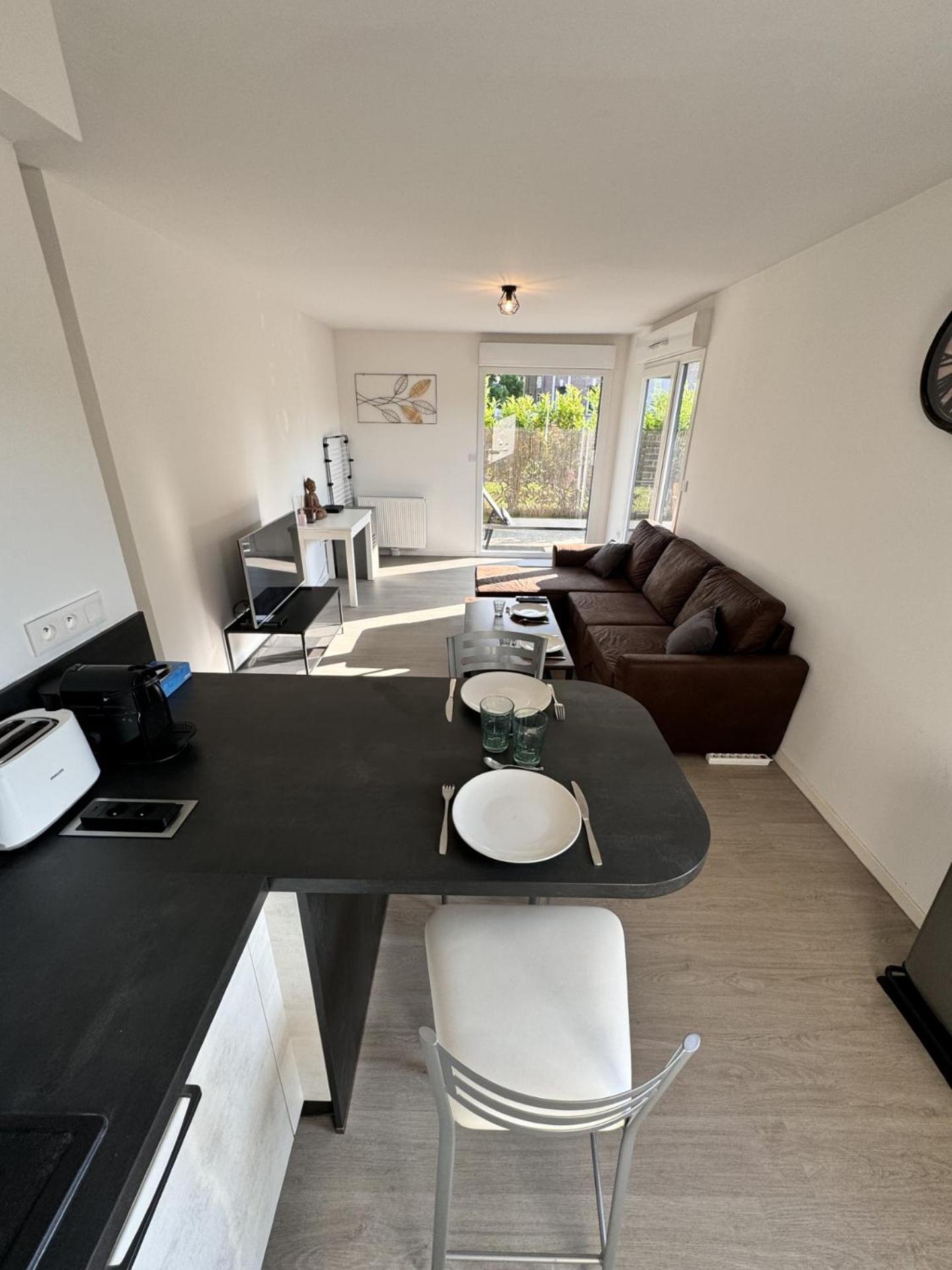 Appartamento T2 Cosy Parking Prive Amiens Esterno foto